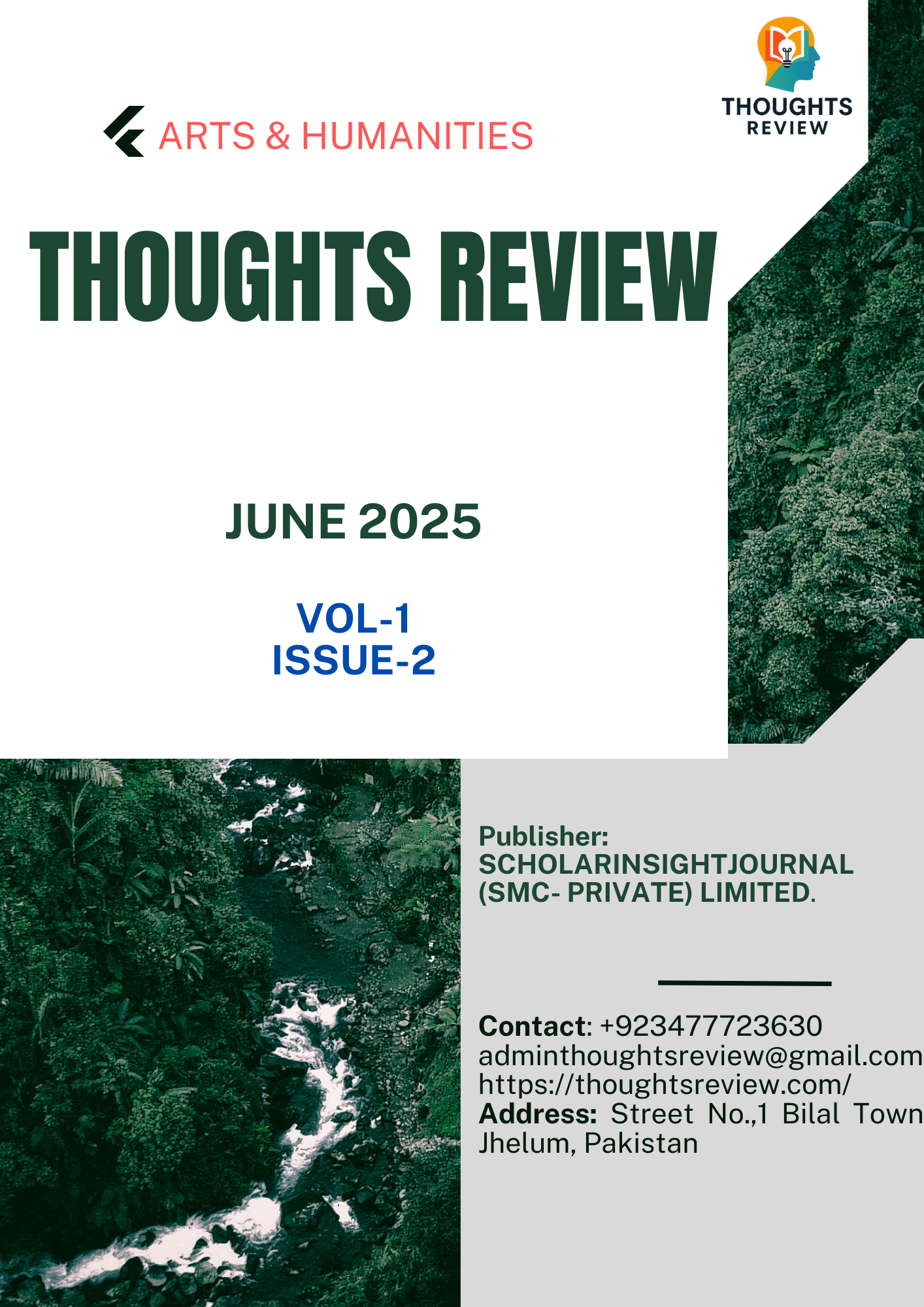 					View Vol. 1 No. 2 (2025): Thoughts Review (June-2025)
				